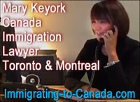 Mary Keyork, LLM, Toronto and Montreal immigration lawyer experienced with citizenship, immigration, appeals, reviews of applications, and refugee work -   lawyer fluent in French, English, Armenian and some Spanish-- CLICK TO WEBSITE WWW.IMMIGRATION-TO-CANADA.COM