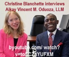 C-Blanchete & Aikay Oduoza interview on YouTube